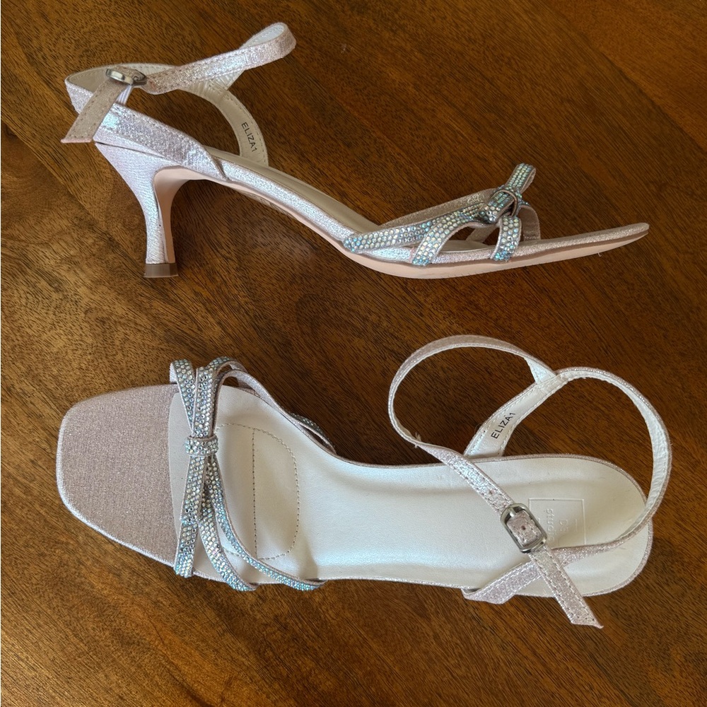 DB Rhinestone Kitten Heels